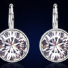 Bella Clear Crystal Clip On Earrings For Women