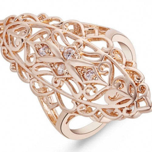 Gold Plated Fashion Wedding Ring Jewelry