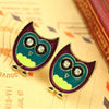 Fashion Candy Color Cute Wisdom Bird Owl Rhinestone